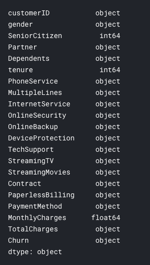 data types